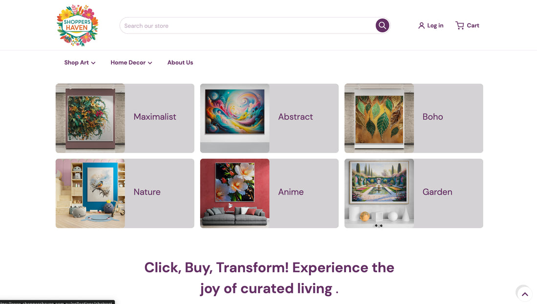 Shoppers Haven: Your Digital Art Sanctuary