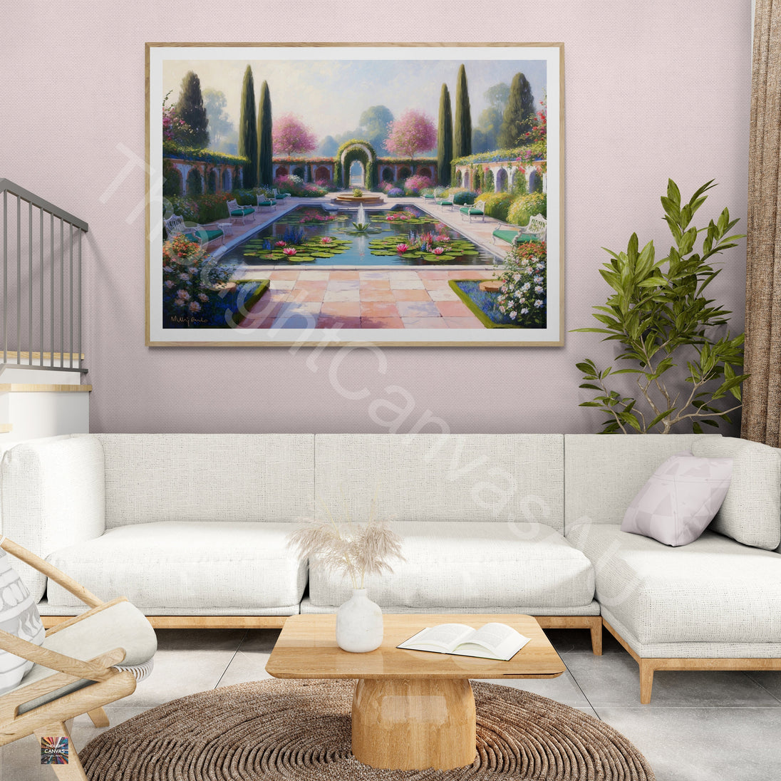 Mughal Garden Wall Art | Digital Print | Indian Palace Art |  Floral Botanical Print | Mughal Aesthetic | Home Decor | Instant Download | 4 - Shoppers Haven  - Digital     