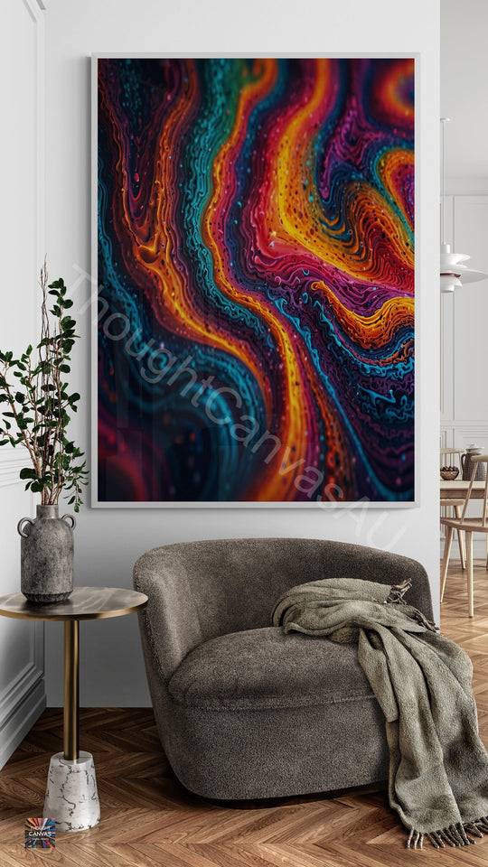 Maximalist Digital Wall Art | Bold & Colorful Printable Art | Eclectic Home Decor | Layered Patterns | Pattern Overload | Instant Download | 2 - Shoppers Haven  - Digital     