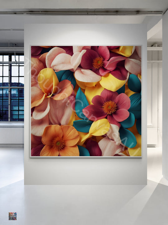 Photorealistic Botanical Abstract Art Print | Floral Wall Art | Vibrant Contemporary Decor | Nature | Botanical Wall Art | Instant Download | 3 - Shoppers Haven  - Digital     