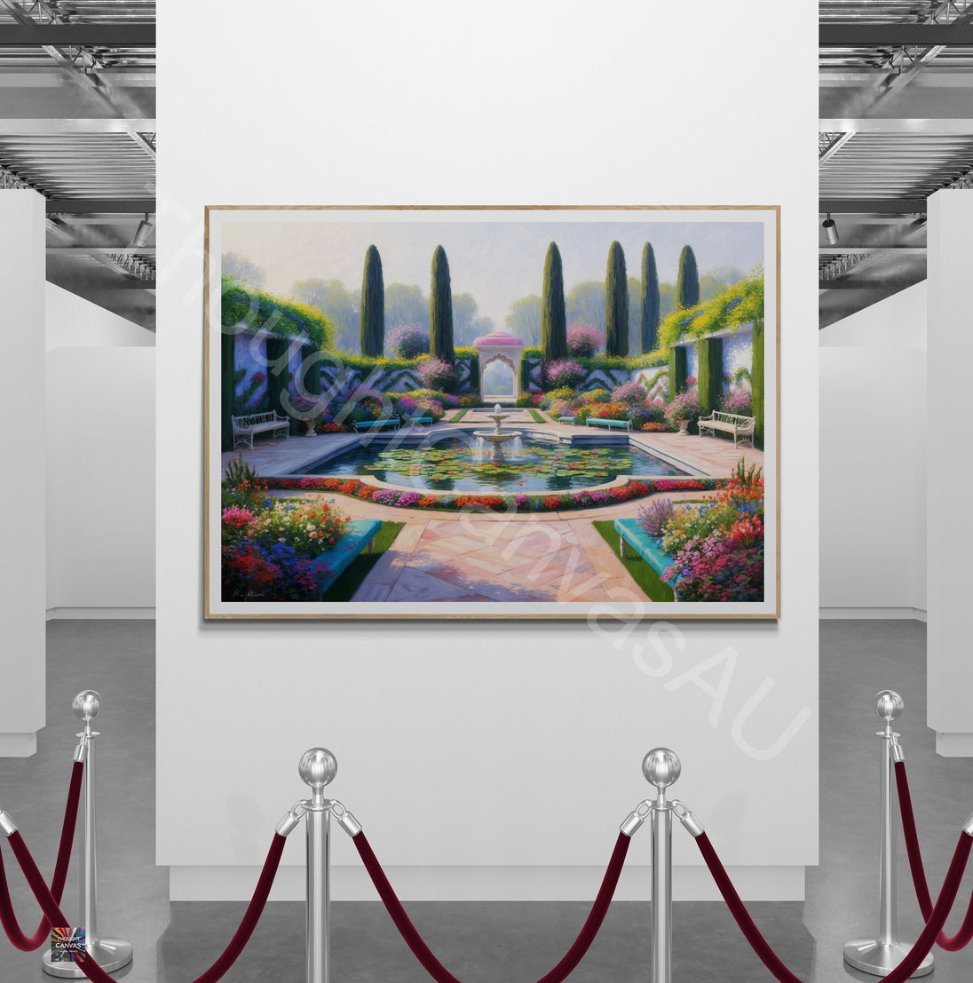 Mughal Garden Wall Art | Digital Print | Indian Palace Art |  Floral Botanical Print | Mughal Aesthetic | Home Decor | Instant Download | 3 - Shoppers Haven  - Digital     