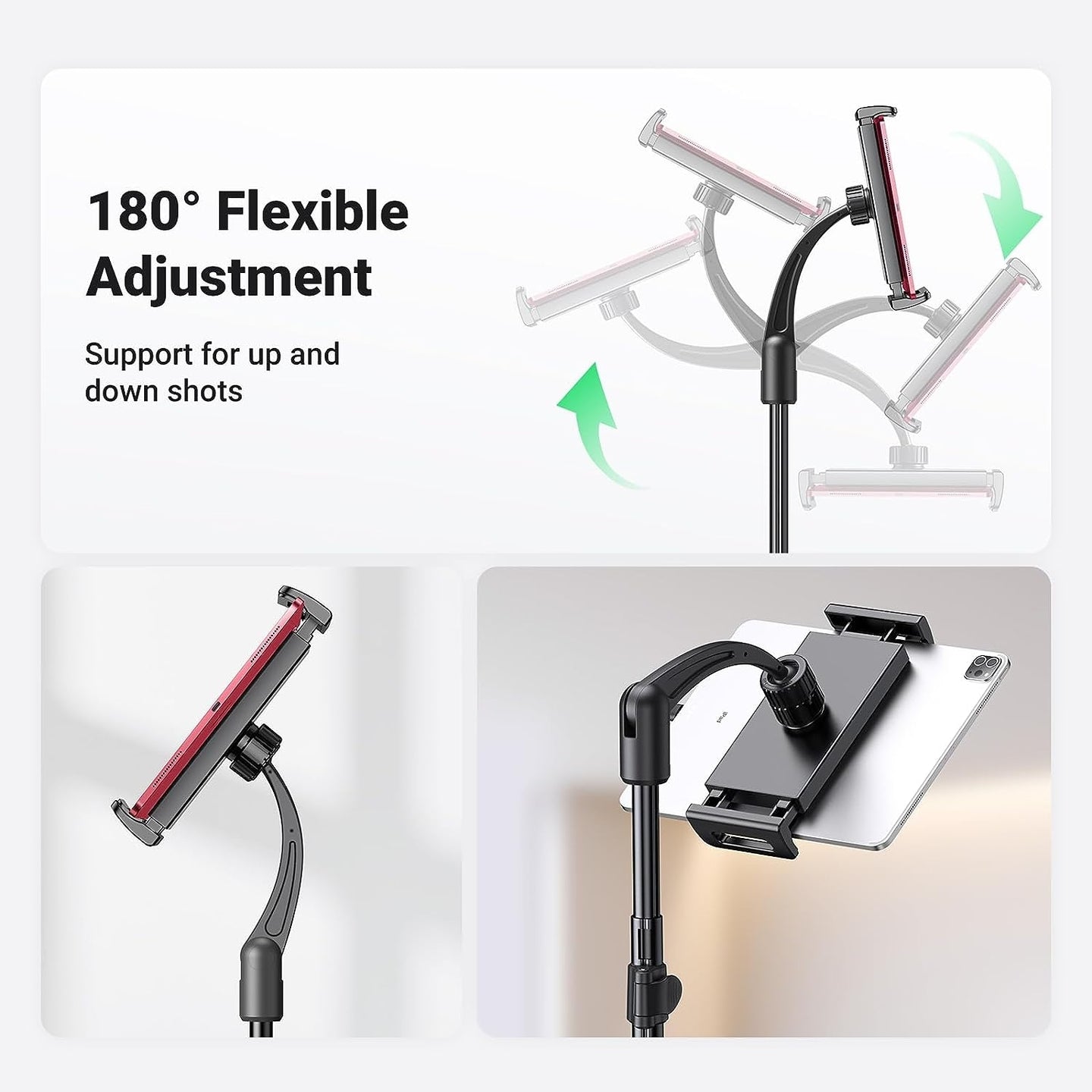 UGREEN 15647 2-in-1 Tablet (Max 12.9 inch) + Phone (Max 7.2 inch) Tripod Stand - Shoppers Haven - Electronics > Mobile Accessories 