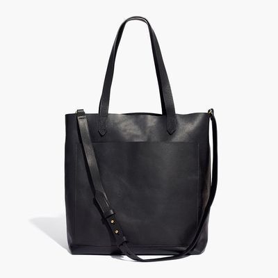 Leather Tote Bag - Open-Top and Zippered variations 2 Leather Tote Bag - Open-Top and Zippered variations - Image 2