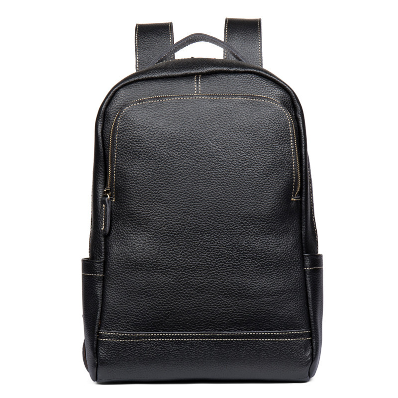 15-Inch First-Layer Cowhide Leather Backpack – Rugged Travel Daypack 5 15-Inch First-Layer Cowhide Leather Backpack – Rugged Travel Daypack - Image 5