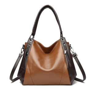 Urban Minimalist Synthetic Leather Tote Bag