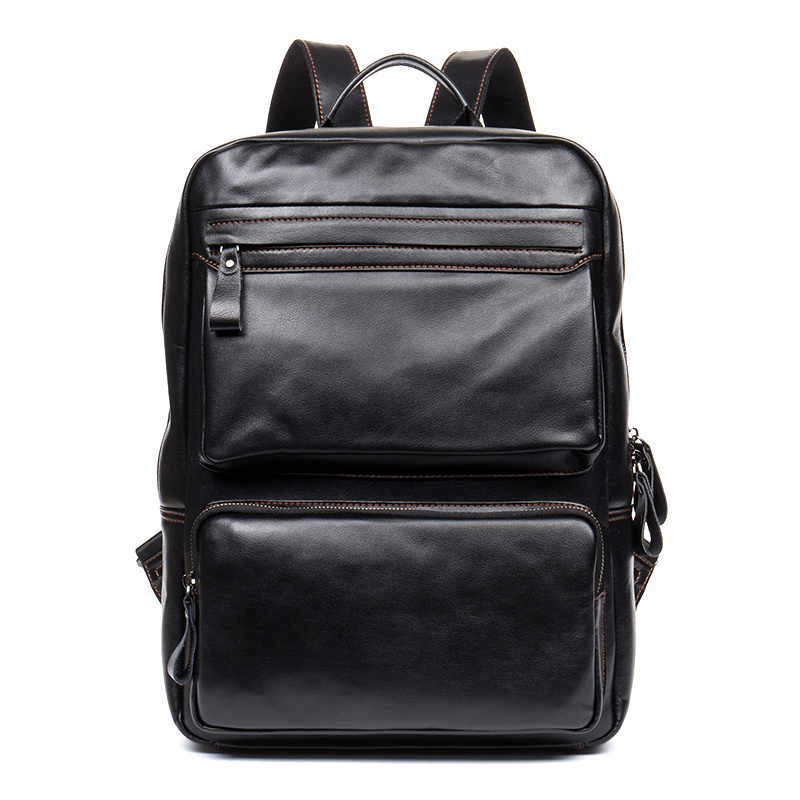 15-Inch First-Layer Cowhide Street Trend Backpack – Sleek Daypack 1 15-Inch First-Layer Cowhide Street Trend Backpack – Sleek Daypack