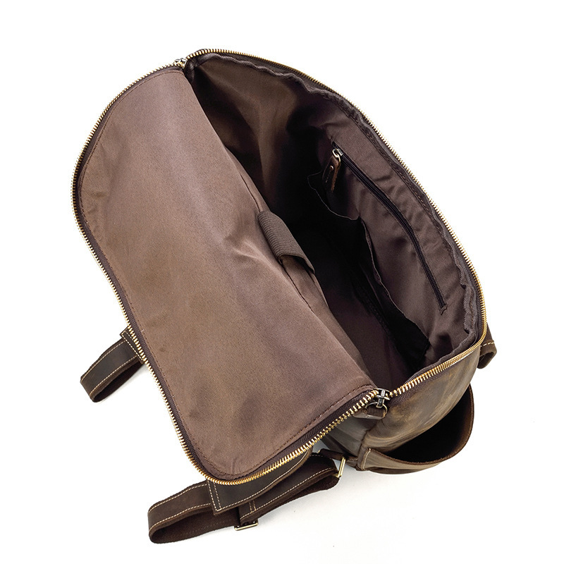 Leather Backpack – Rugged Multi-Pocket Bag 2 Leather Backpack – Rugged Multi-Pocket Bag - Image 2