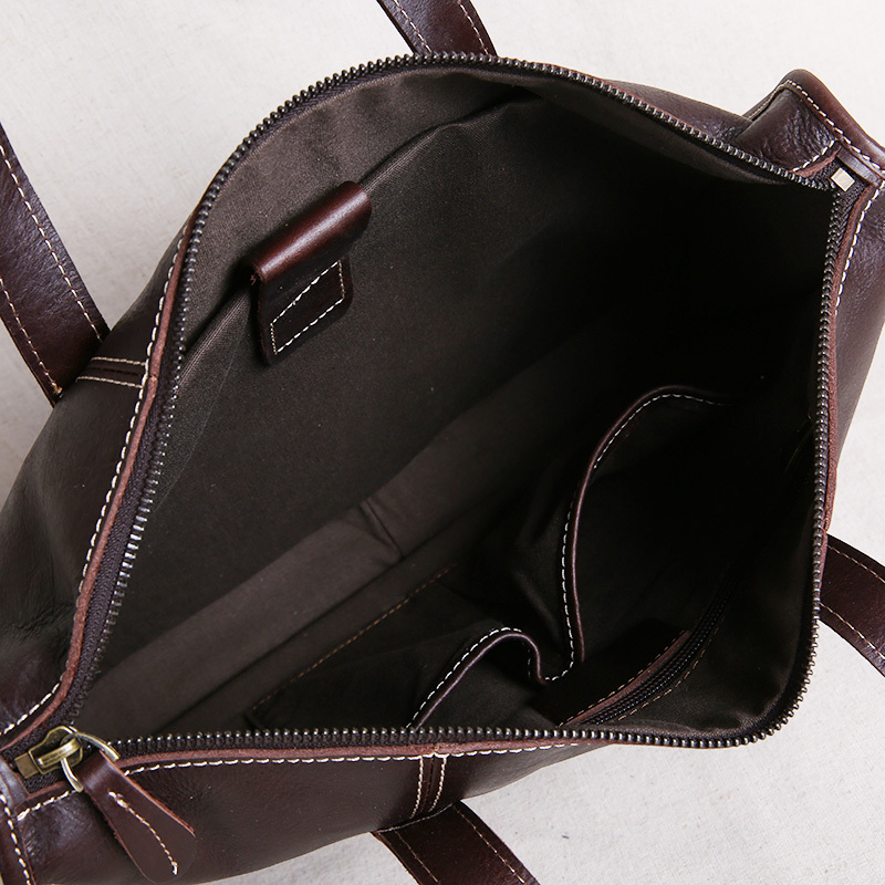 Top-Layer Cow Leather Casual Briefcase 2 Top-Layer Cow Leather Casual Briefcase - Image 2