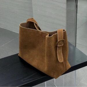 Matte Leather Tote Bag