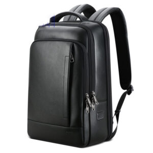 Home 9 Expandable Cowhide Leather Business Backpack – Sleek Smart Laptop Daypack