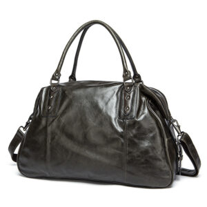 Cowhide Leather Travel Weekender Bag – Classic Duffel