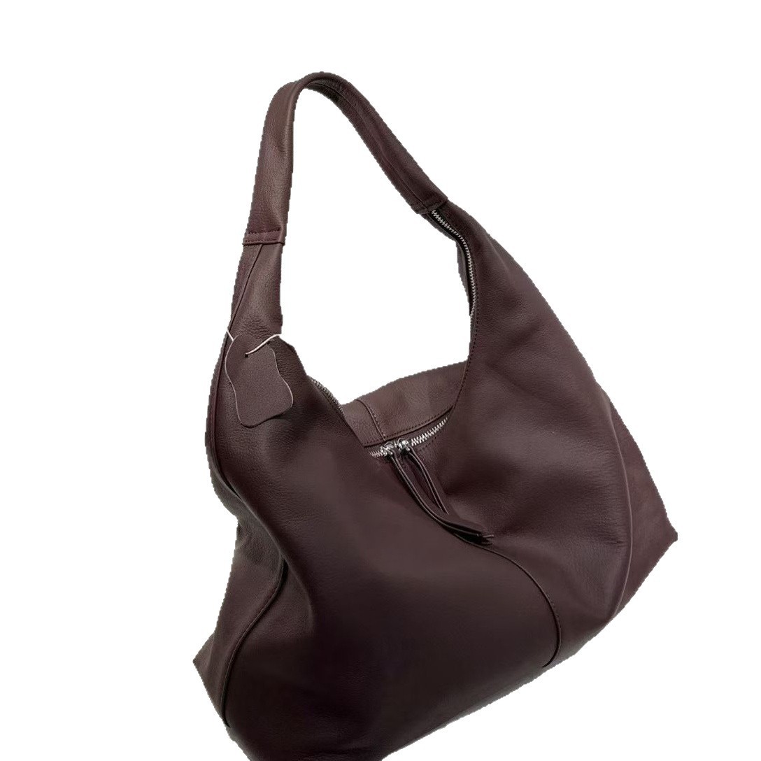 Full-Grain Cowhide Leather Tote Bag 3 Full-Grain Cowhide Leather Tote Bag - Image 3