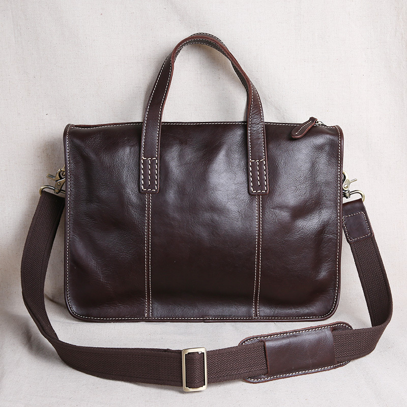 Top-Layer Cow Leather Casual Briefcase 1 Top-Layer Cow Leather Casual Briefcase