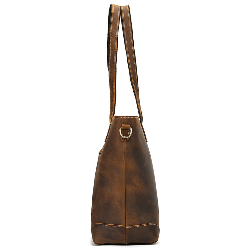 First-Layer Cowhide Large Tote Bag 5 First-Layer Cowhide Large Tote Bag - Image 5