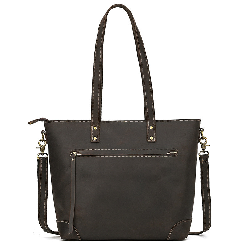 First-Layer Cowhide Large Tote Bag 4 First-Layer Cowhide Large Tote Bag - Image 4